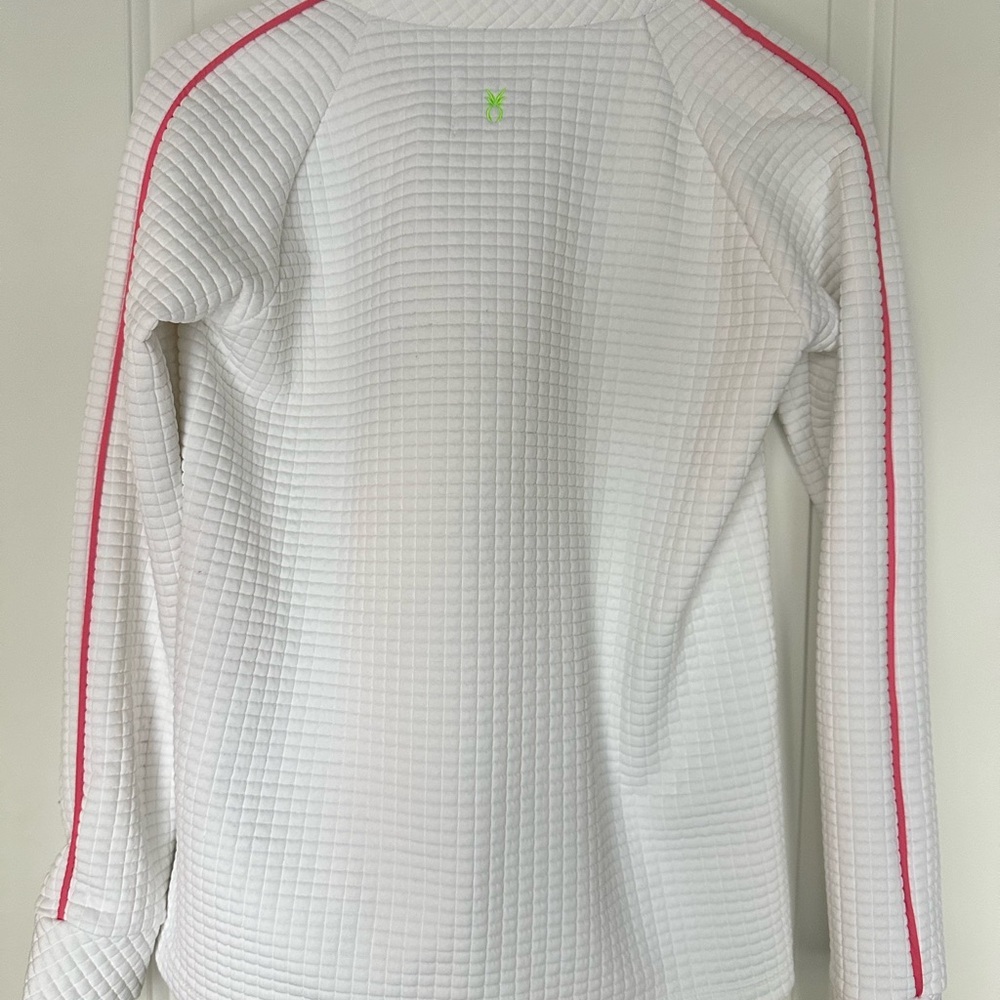 Dudley Stephens White Waffle Pullover. Includes Dudley Stephen’s tote 🍍 - Picture 14 of 15